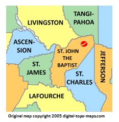 St. John the Baptist Parish, Louisiana Genealogy Genealogy ...