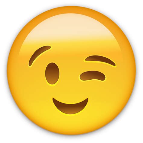 Download Emoticon Smiley Wink Smile Whatsapp Emoji HQ PNG Image in ...