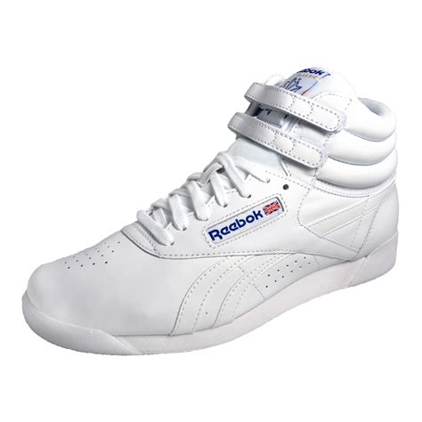 Reebok Classic Freestyle Hi Womens Casual Retro Hi-Top Fitness Trainers ...