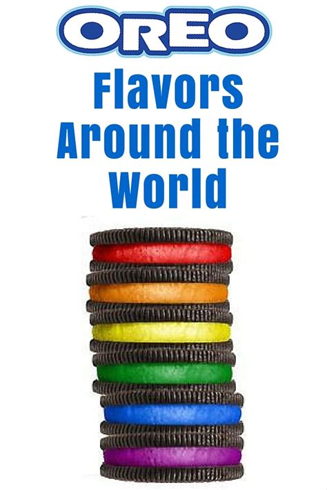 Strange and Amazing Oreo Flavors Around the World Oreo Flavors, Strange ...