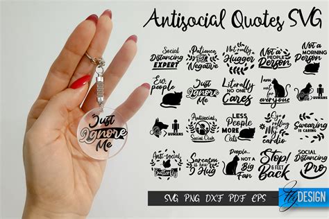 Antisocial Quotes Svg Bundle, Keychain Svg Bundle, Funny svg By Fly ...