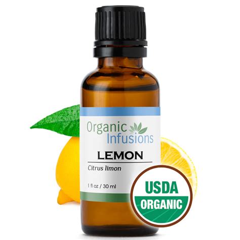 Lemon Oil | Certified Organic Essential Oils | Organic Infusions