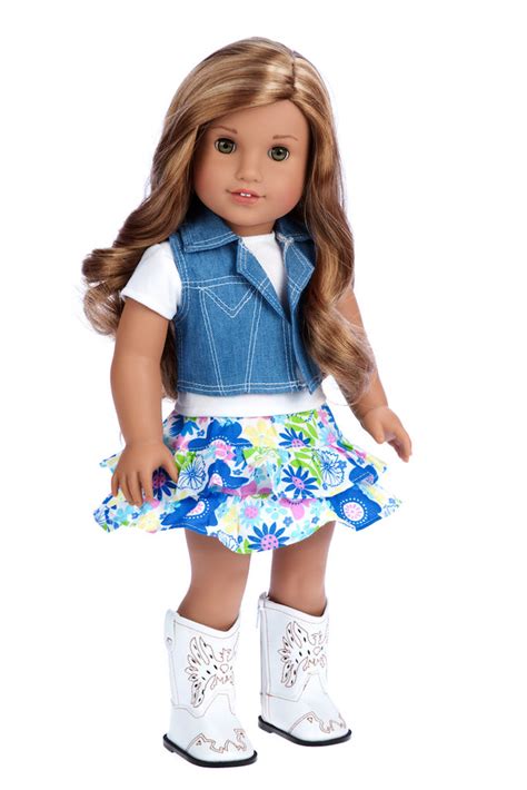 Feeling Happy - Doll Clothes for 18 inch American Girl Doll - Skirt ...