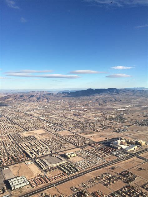 1125x2001 wallpaper | Las Vegas, Nevada, Usa, Desert, aerial view, sky ...