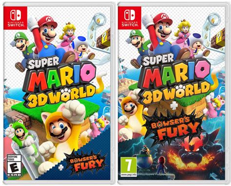 Super Mario 3D World + Bowser's Fury cover art updated to feature less ...