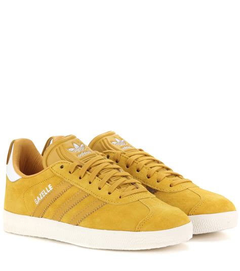 Gazelle yellow suede sneakers | Sneakers, Adidas gazelle, Adidas