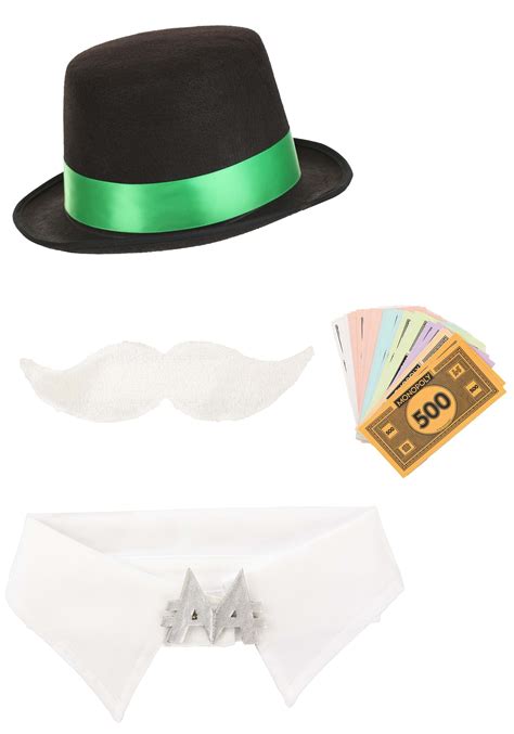 Monopoly Man Adult Costume Accessory Kit | Board Game Costumes