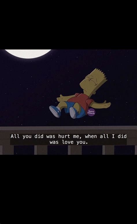 Sad Aesthetic Quote - Sad Quote Bart Simpson - 1080x1765 Wallpaper ...