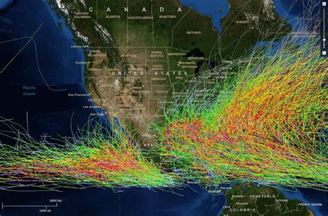 Florida Hurricane Paths History Map - Share Map