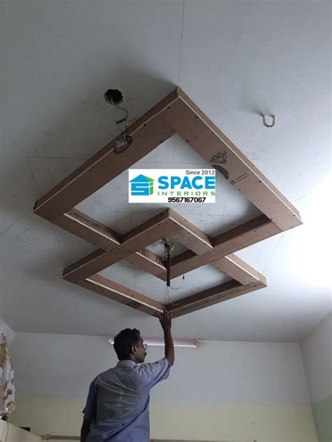 PLYWOOD FALSE CEILING BY SPACE INTERIORS KERALA +91 9567167067 | False ...