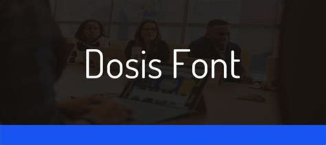 Dosis Font Free Download