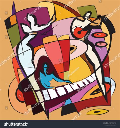 2,375 Abstract Musician Painting Images, Stock Photos & Vectors ...