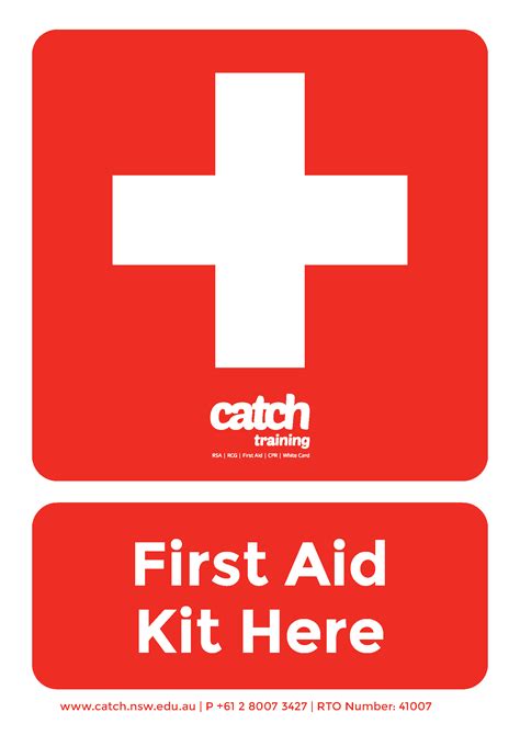 First Aid Kit Sign Printable