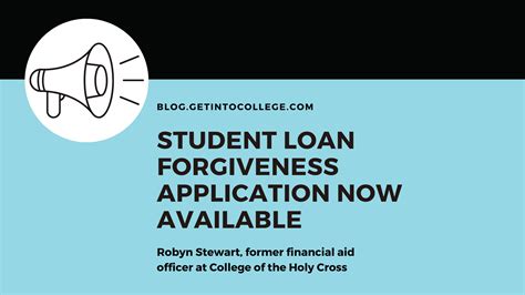 Student Loan Forgiveness Application Now Available | College Coach Blog ...