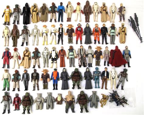 Vintage Star Wars Action Figures 1977-1985 including Han Solo (large ...