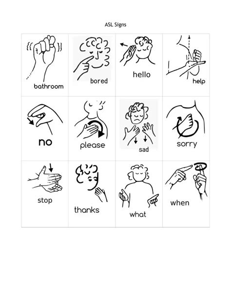 Freebie Friday: Free Printable ASL Alphabet Flashcards Pack | Sign ...