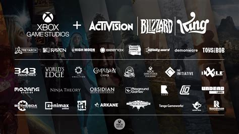 All The Activision Blizzard Studios That Will Be Part Of Xbox - Bullfrag