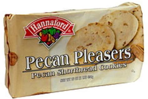 Hannaford Pecan Pleasures Shortbread Cookies - 16 oz, Nutrition ...