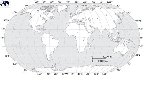 Free Printable World Map with Latitude in PDF | Blank world map, World ...