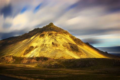 golden mountain | Snaefellsnes, Snaefellsnes peninsula, Natural landmarks