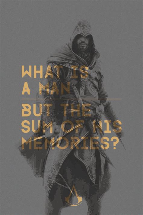 Assassin's Creed Quote Poster: Ezio (ACR) by acTurul on DeviantArt