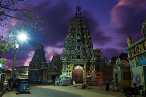 Hindu Temple Sri Bhadrakali Amman Kovil. Trincomalee Stock Photo ...