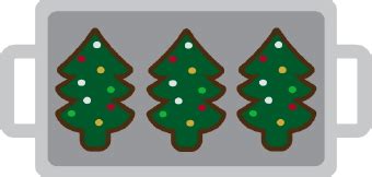 Christmas Cookie Tray clip art