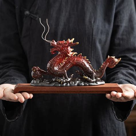 Auspicious Chinese Dragon Statue for Fortune and Luck – HighEmporium.com