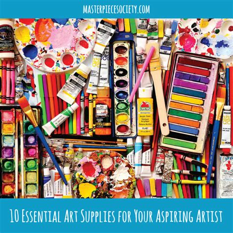 10 Essential Art Supplies for Your Aspiring Artist - Masterpiece Society