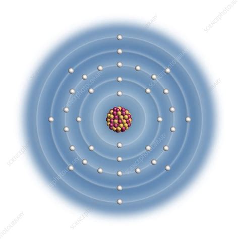 Strontium, atomic structure - Stock Image - C023/2528 - Science Photo ...