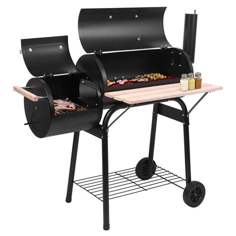 Charcoal BBQ Grill, Stainless Steel High Heat-Resistant Charcoal Grill ...