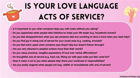 Acts of Service Love Language In Relationships