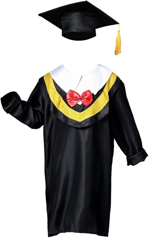 Buy Amosfun Kids Graduation Gown and Cap Graduation Robe Tassel Cap for ...