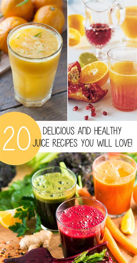 20 Most Delicious And Healthy Juice Recipes You Will Love ...