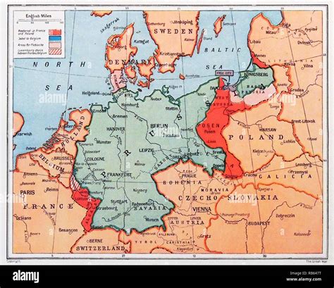 Prussia map hi-res stock photography and images - Alamy