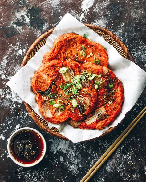 CulturallyOurs - Korean Kimchi Pancakes Kimchijeon Recipe - CulturallyOurs