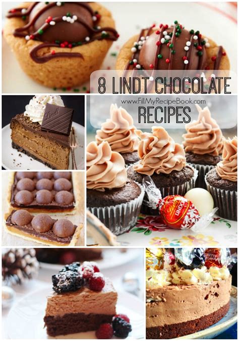 8 Lindt Chocolate Recipes FB - Fill My Recipe Book