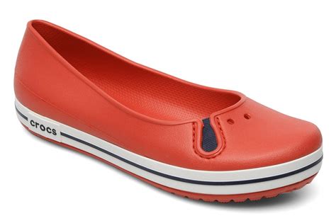 Crocs Crocband Flat W Ballet pumps in Red at Sarenza.co.uk (120029)