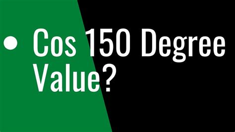 Cos 150 Degree Value? | สรุปเนื้อหาที่เกี่ยวข้องกับcos 150ล่าสุด มูล