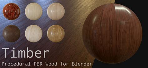 Timber - A Realistic Procedural PBR Wood Material - BlenderNation