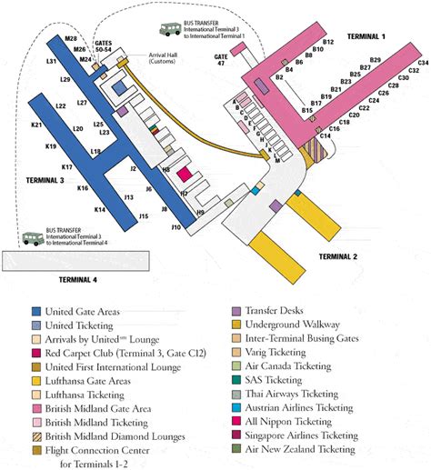 Map Of Heathrow Airport Terminal Layout