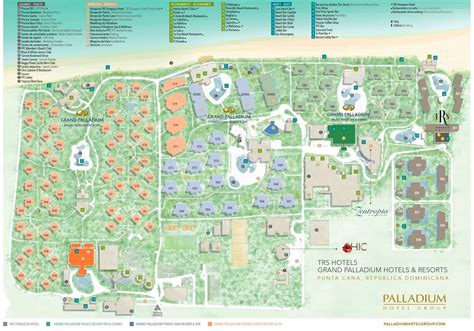 Resort Map | Grand Palladium | Punta Cana, D.R.