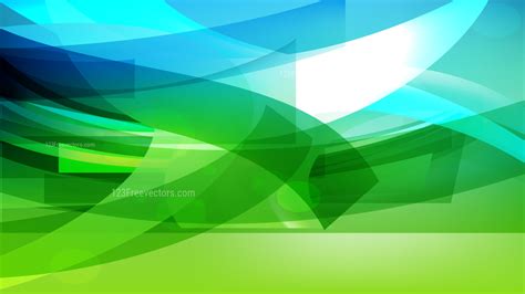 Abstract Blue and Green Background Vector Illustration