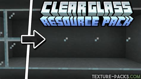 Clear Glass Texture Pack 1.20, 1.20.4 → 1.19, 1.19.4 - Download