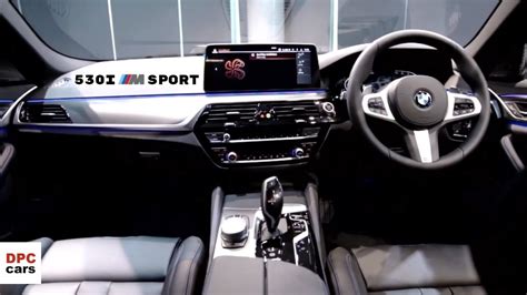 BMW 5 Series 530i M sport Interior Tour New 2021 - YouTube