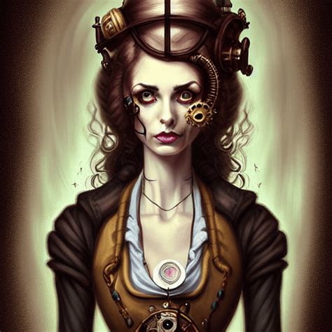 Young Woman Victorian Doctor Portrait · Creative Fabrica