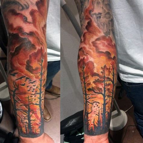 Top 60 Best Flame Tattoos For Men - Inferno Of Designs