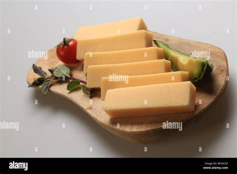 Different types of cheese slices Stock Photo - Alamy