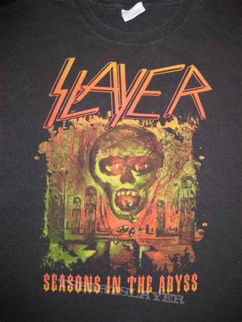 SLAYER "Seasons In The Abyss" Tour 1991 Reprint - 2008 | TShirtSlayer ...