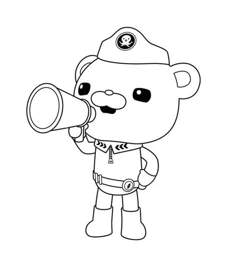 Captain Barnacles Octonauts coloring page - Download, Print or Color ...